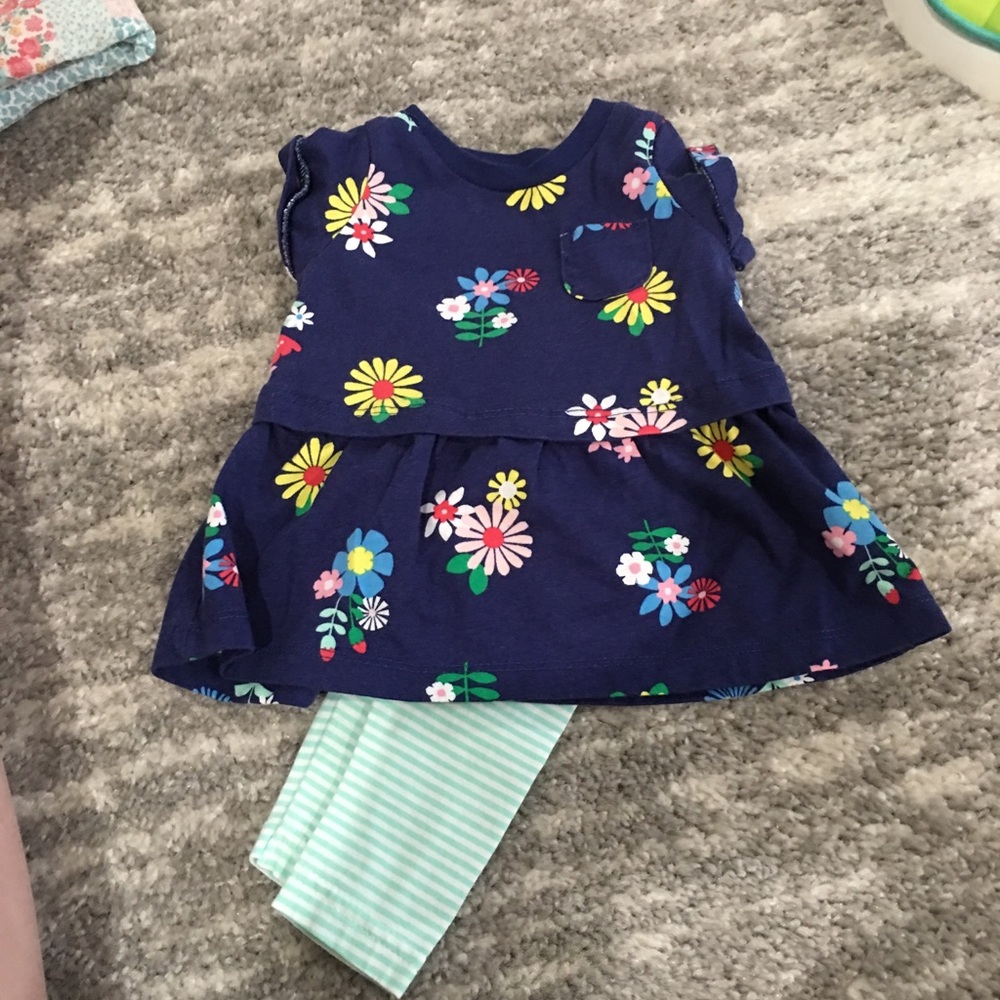 Carter’s Baby Girl Tunic Top with Leggings